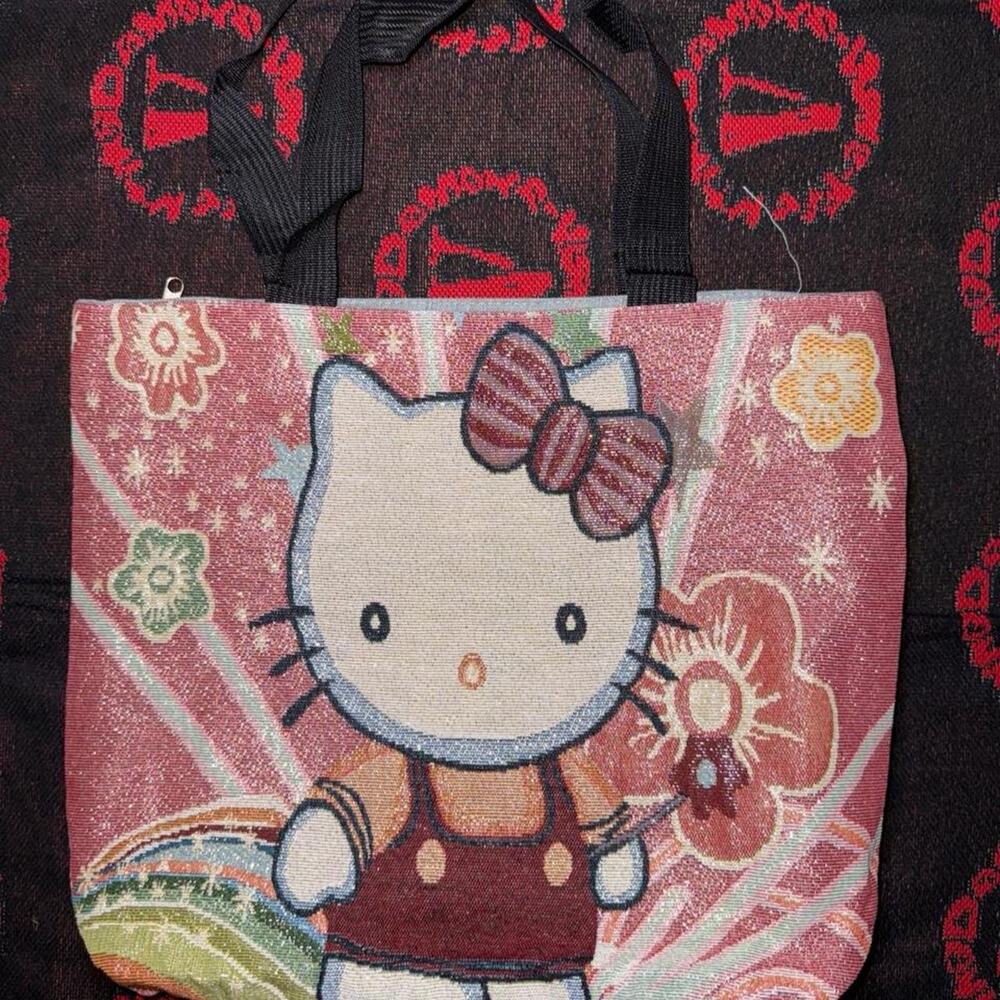 Hello kitty pink tote bag